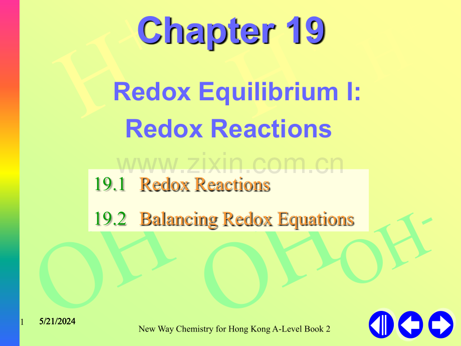 ch19---redox-equilibrium-I.ppt_第1页