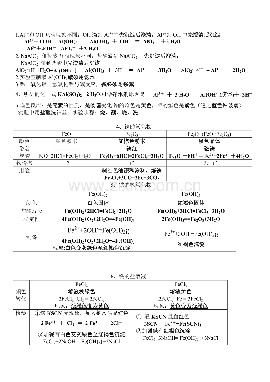 化学必修1第三章知识点总结.pdf_第3页