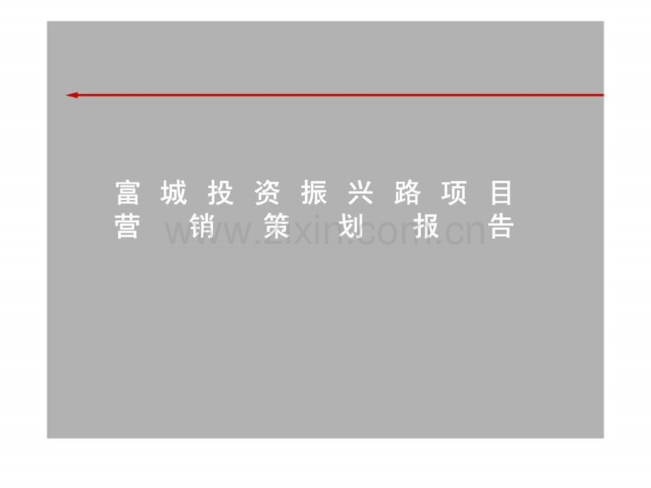 富城投资深圳振兴路项目营销策划报告.ppt_第1页