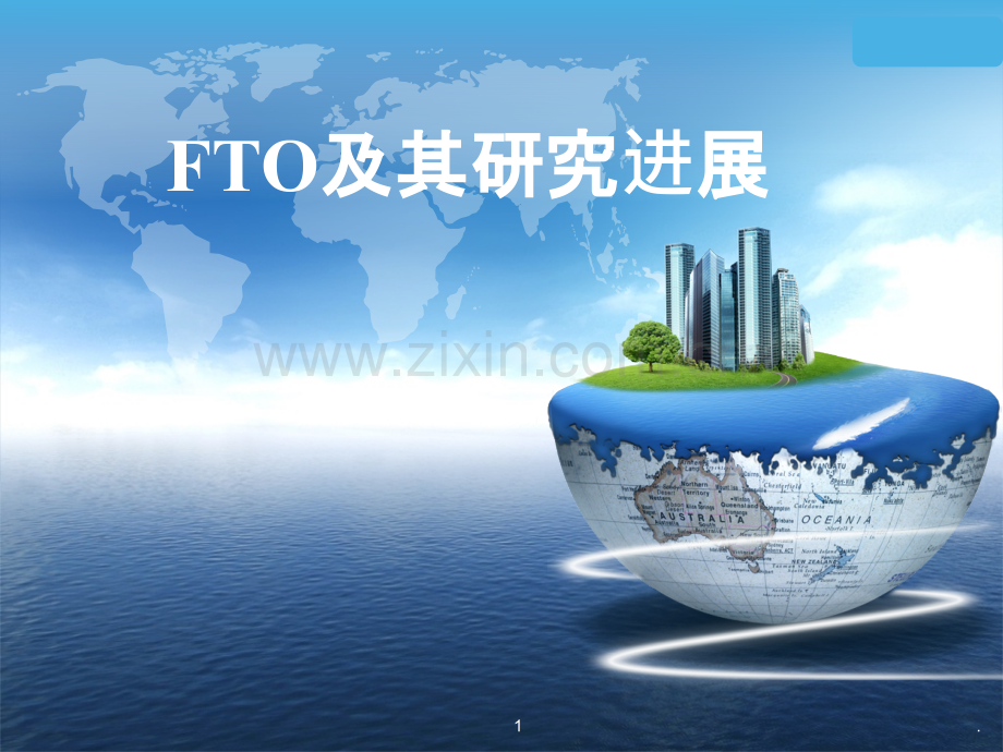 FTO及其研究进展.ppt_第1页