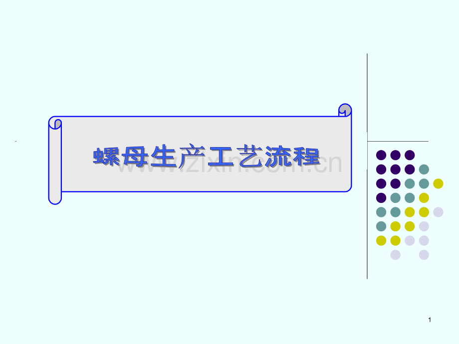 螺母生产工艺流程.ppt_第1页