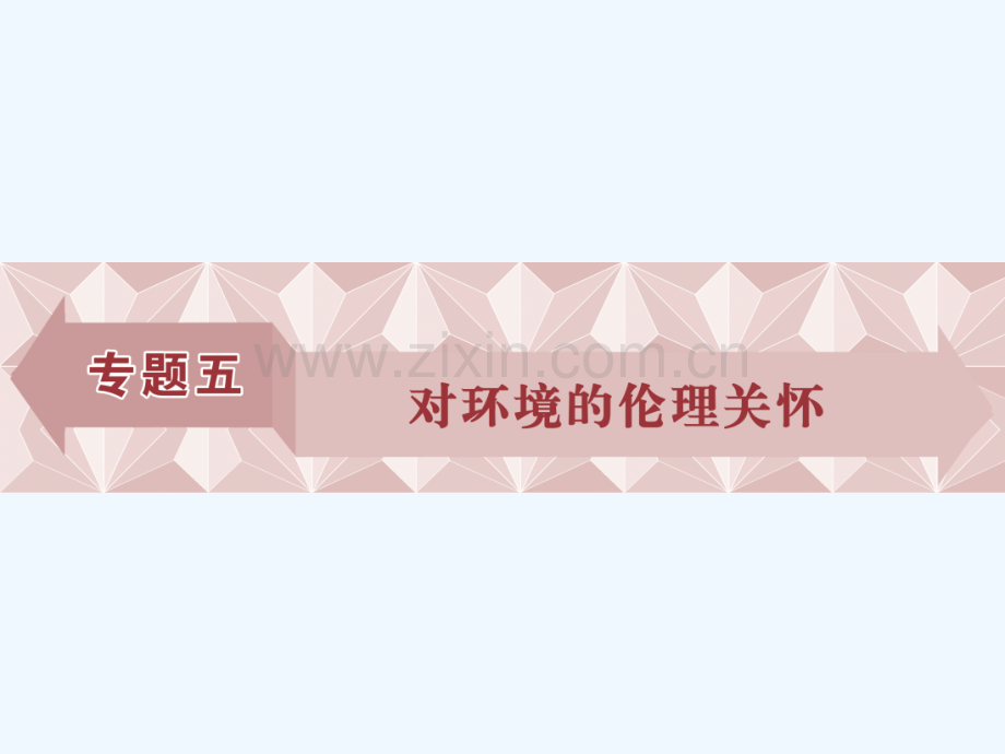 2016-2017学年高中政治-专题五-对环境的伦理关怀-第一框-现代文明的环境危机-新人教版选修6.ppt_第1页