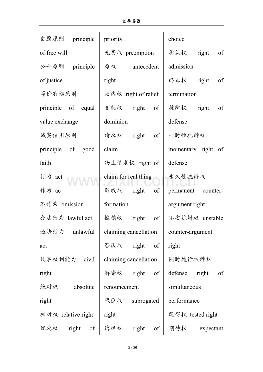 法律英语词汇大全(.pdf_第2页