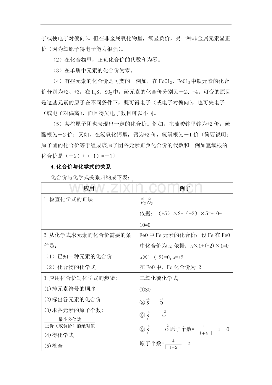 化学式与化合价(知识点+练习).pdf_第3页