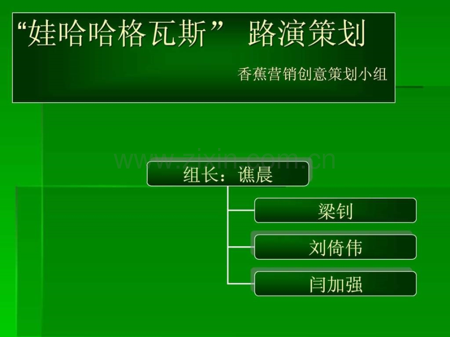 “娃哈哈格瓦斯”-———路演活动策划香蕉营销创意策划.ppt_第1页