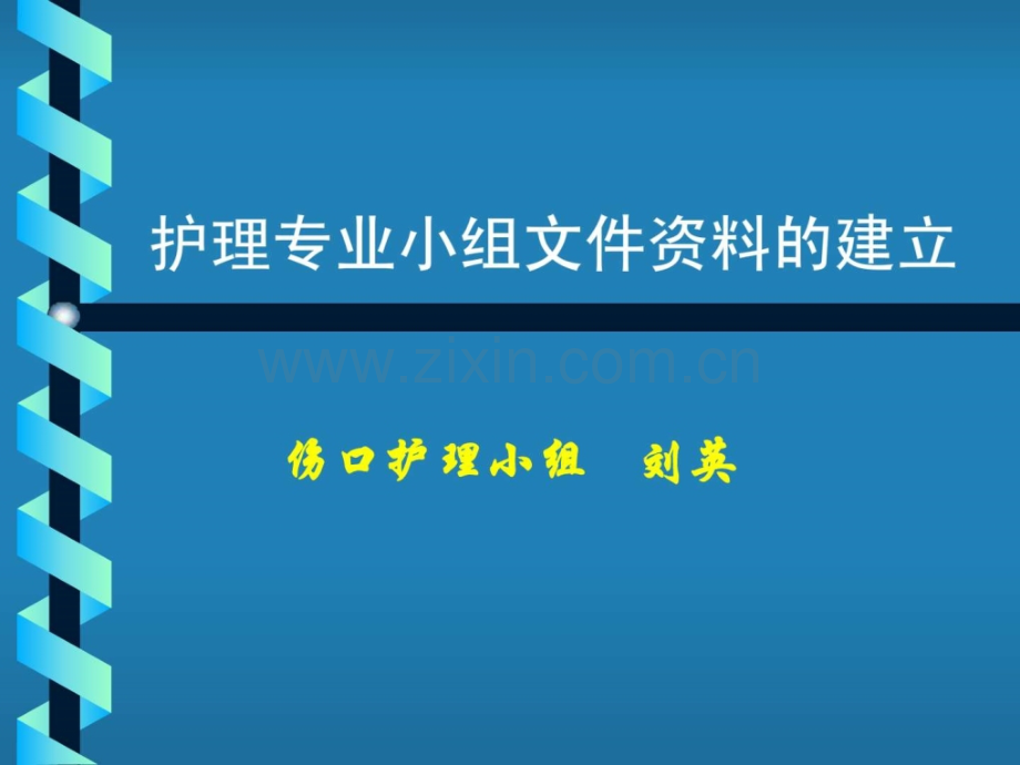 护理专业小组文件资料.ppt_第1页