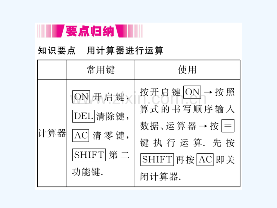 2017-2018学年七年级数学上册-2.12-用计算器进行运算(小册子)-(新版)北师大版.ppt_第2页