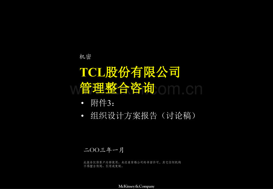 TCL管理整合组织设计方案报告.ppt_第1页