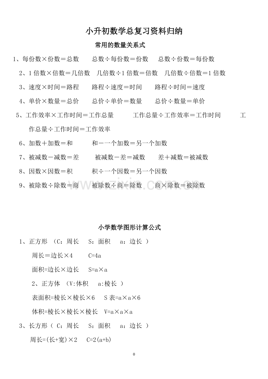 小升初数学总复习资料归纳(2).pdf_第1页