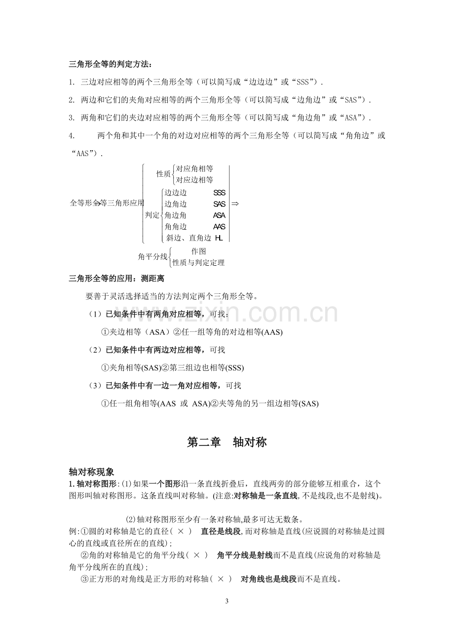 鲁教版七年级数学上册复习知识点总结.pdf_第3页