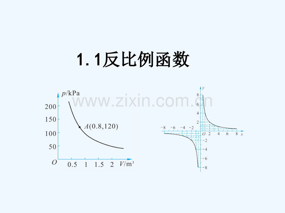 2017-2018学年九年级数学上册-第1章-反比例函数-1.1-反比例函数-(新版)湘教版.ppt_第1页