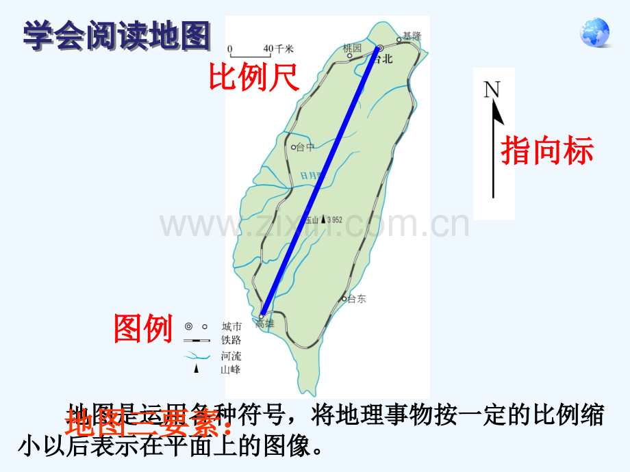 2016-2017学年七年级地理上册-第一章-第三节-地图的阅读-(新版)新人教版.ppt_第3页