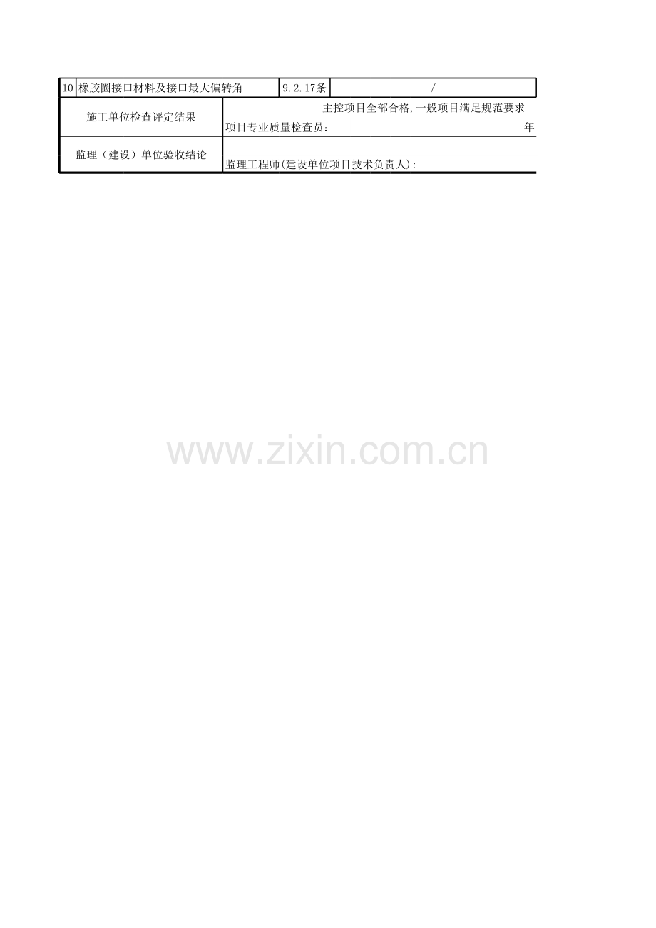 百花街给水管道安装-[隐蔽工程验收记录单].xls_第2页