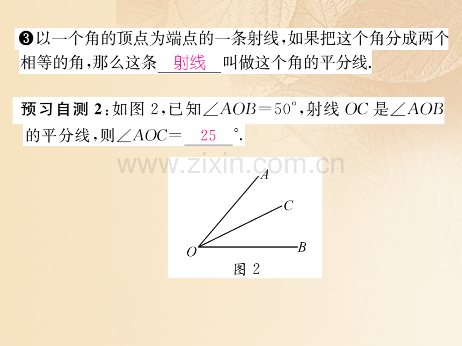 2017年秋七年级数学上册-4.3-角-4.3.1-角与角的大小比较优质湘教版.ppt_第3页