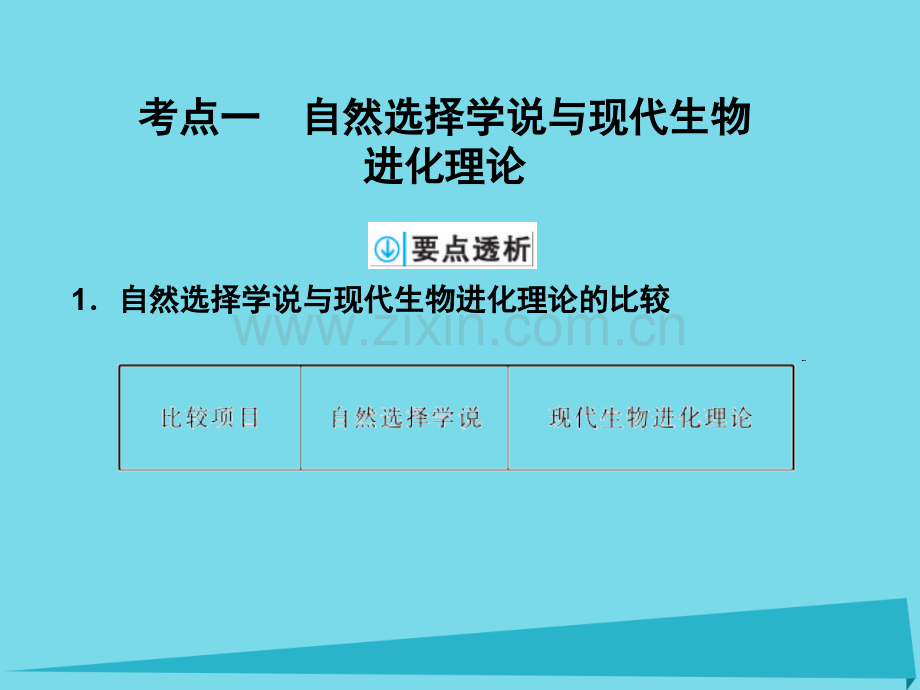 2017年高考生物一轮复习-第七单元-生物的变异、育种和进化-第24讲-生物的进化课件.ppt_第2页