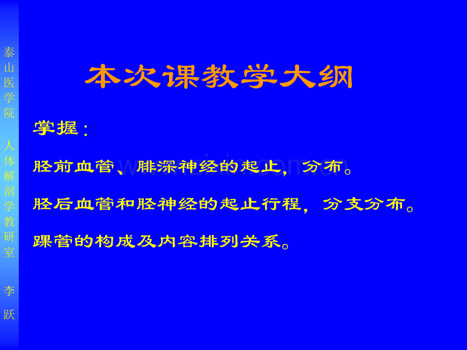 下肢局解m.教学-哈尔滨医科大学局解-局部解剖学教学.ppt_第1页