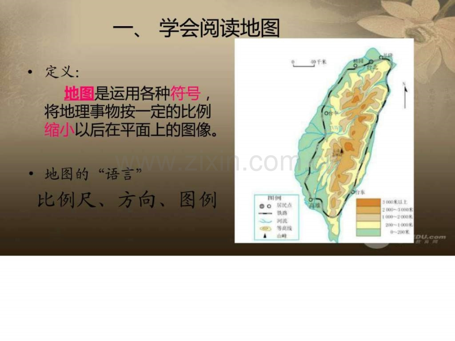 七级地理上册-第一章-第三节-地图阅读-人教新.ppt_第2页