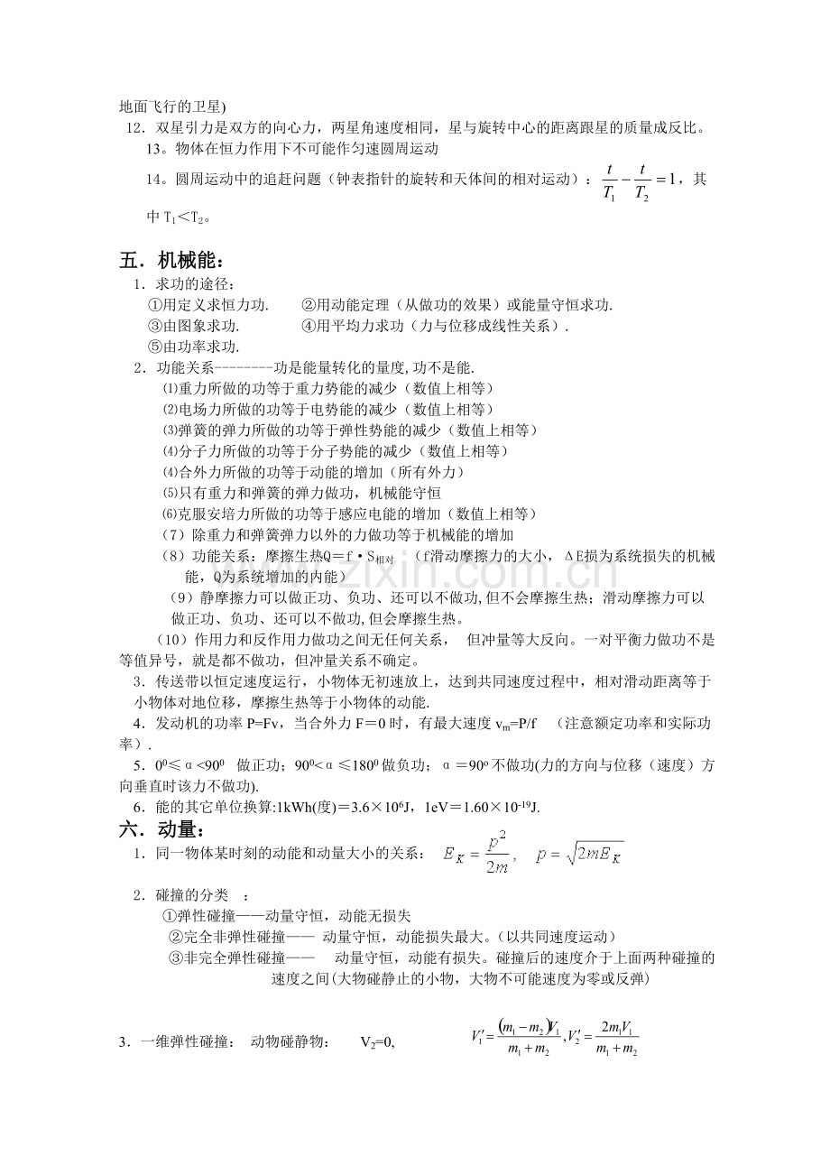 高中物理的二级结论及重要知识点总结.pdf_第3页