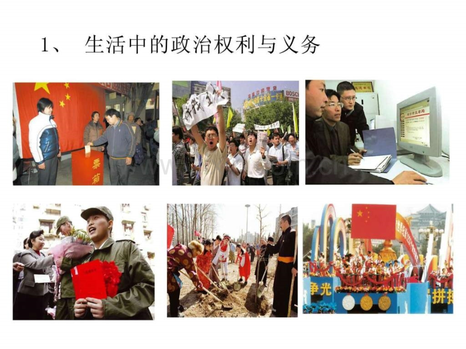 《政治权利与义务参与政治生活基础和准则》).ppt_第2页