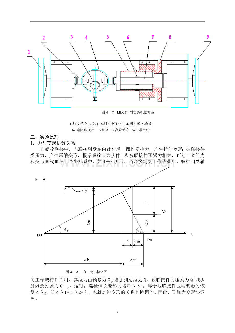 螺栓联接实验指导书-机械设计实验指导书2012--9--学位论文.doc_第3页