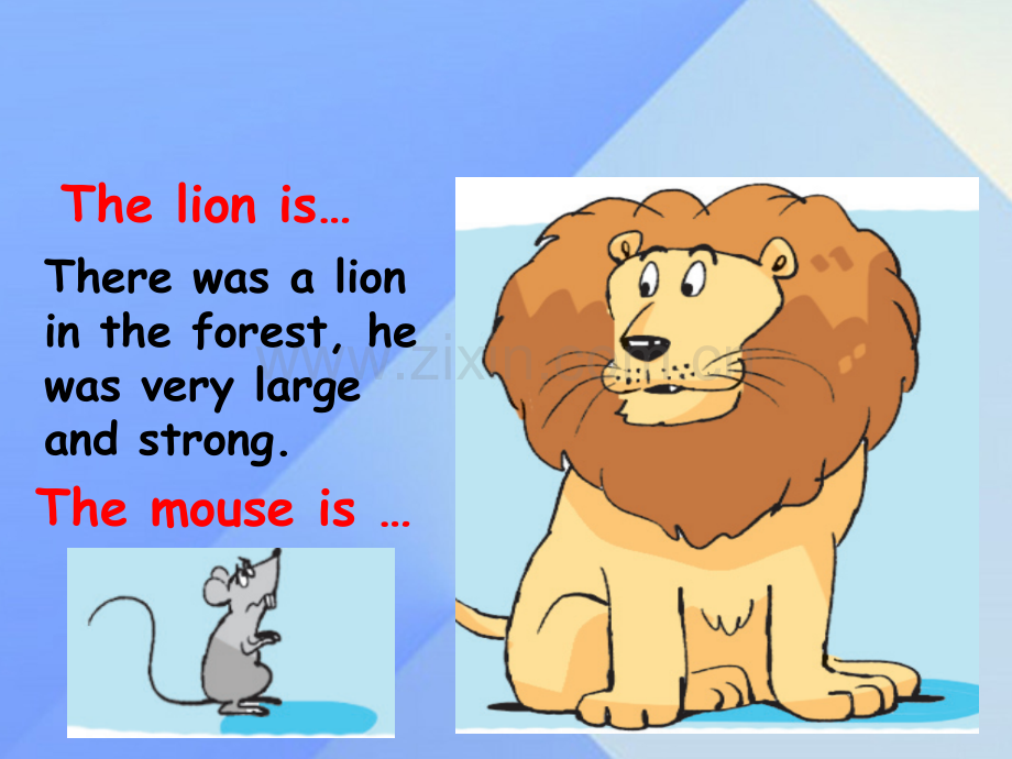 2016春六年级英语下册-Unit-1《The-lion-and-the-mouse》课件1-牛津版.ppt_第2页