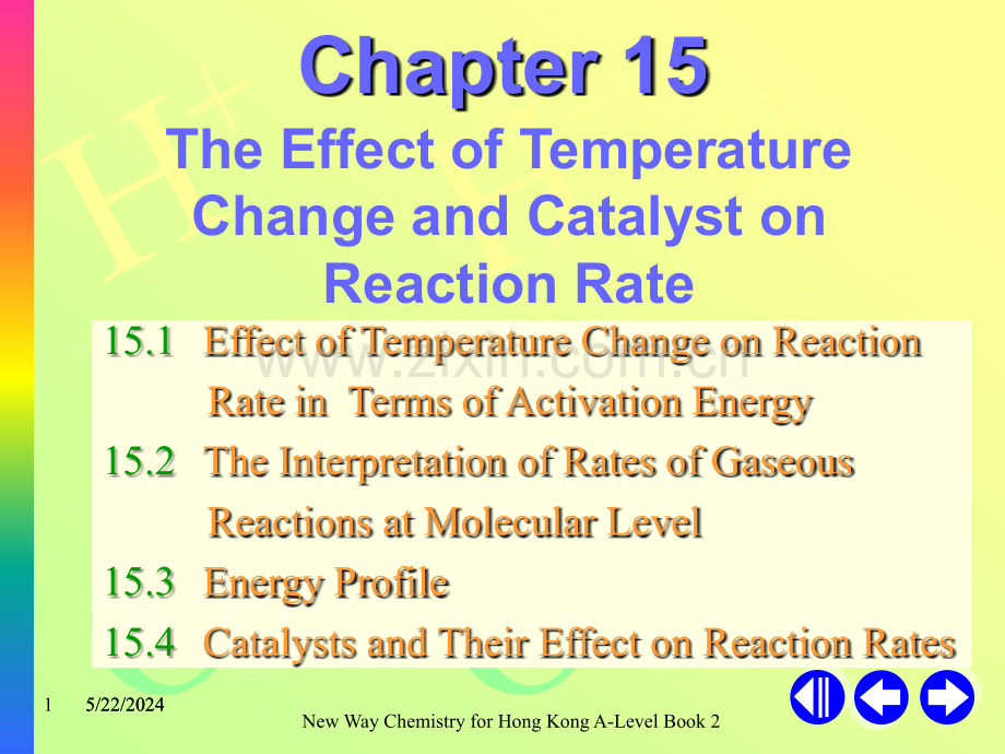 ch15---the-effect-of-temp-and-catalyst-on-reaction-rate.ppt_第1页