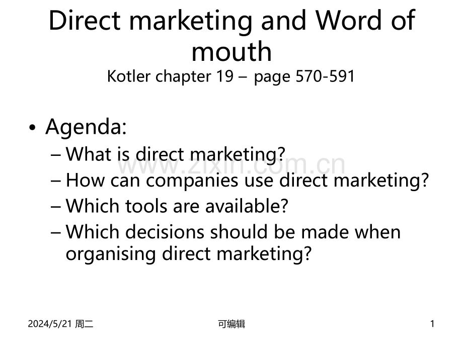 工商管理科特勒chapterDirectmarketingpage.ppt_第1页