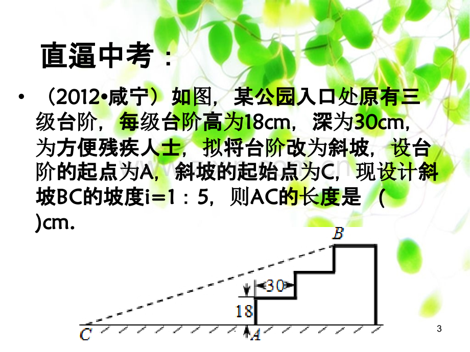 中考—坡度坡角问题分析.ppt_第3页