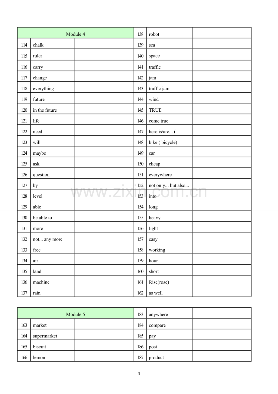 新外研版英语七年级下册全册单词归纳整理.pdf_第3页