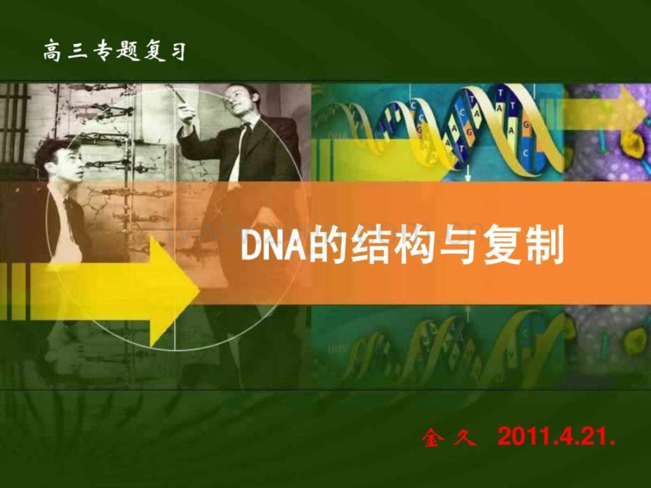 人教版教学dna结构与复制专题(成稿).ppt_第1页