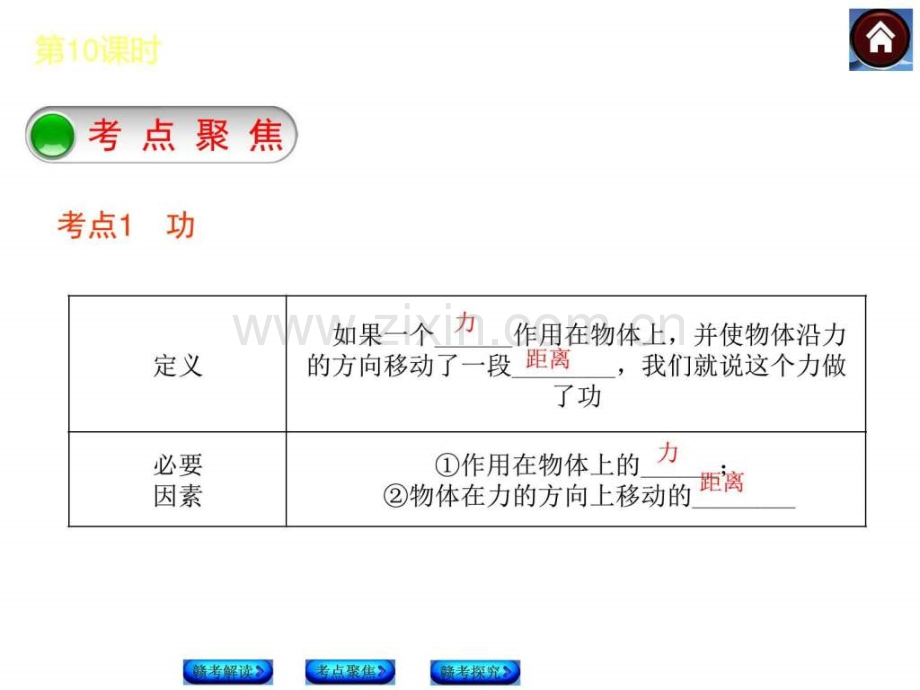 【中考复习方案-江西】2015届中考物理复习：第10课时-功功率和机械效率(共22张).ppt_第3页