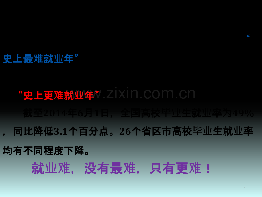 应届毕业生就业情况分析.pptx_第1页