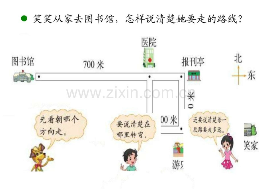 小学数学四上-去图书馆数学小学教育教育专区.ppt_第3页