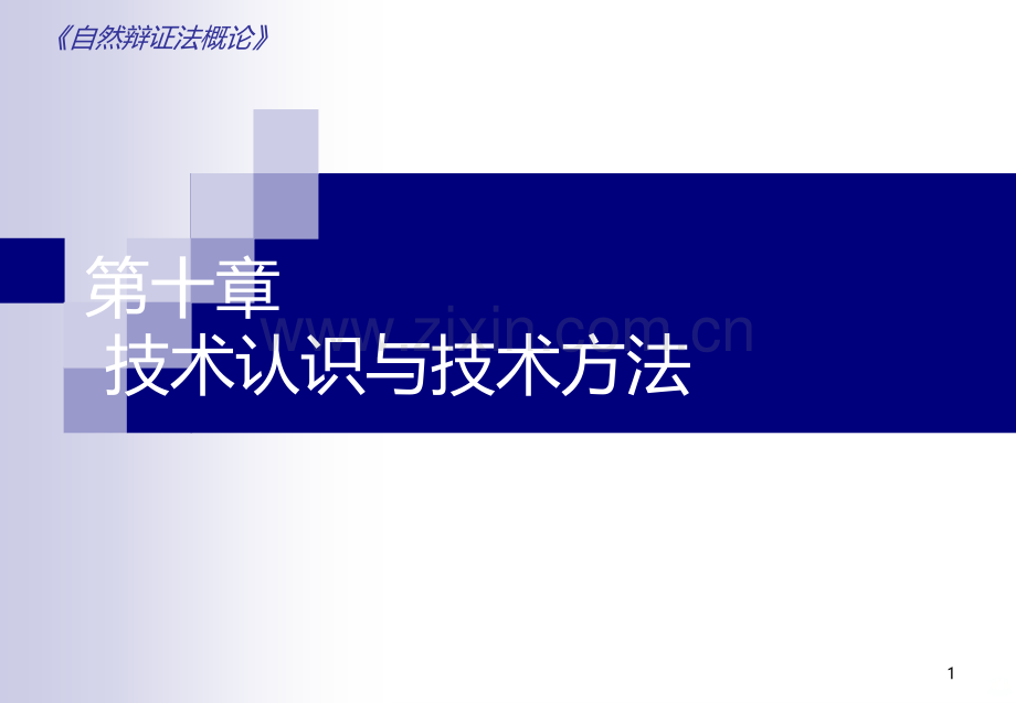 《自然辩证法概论》第十章：技术认识和技术方法-.ppt_第1页