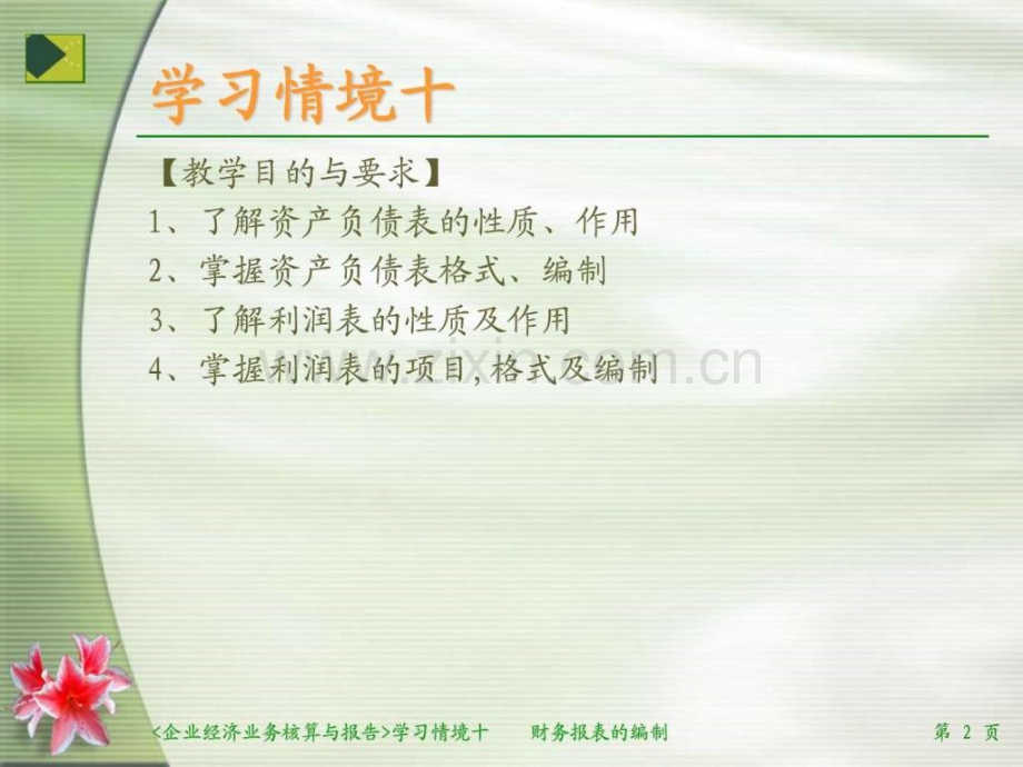 学习情境十-财务报表编制.ppt_第2页