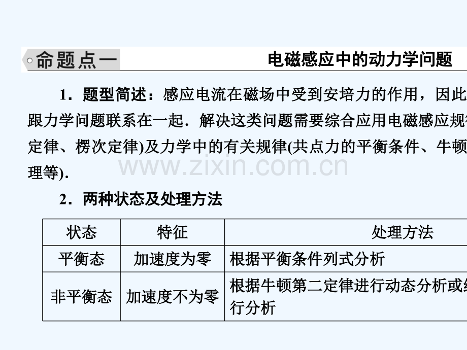 2019年高考物理大一轮复习-微专题14-电磁感应中的动力学和能量问题-新人教版.ppt_第3页