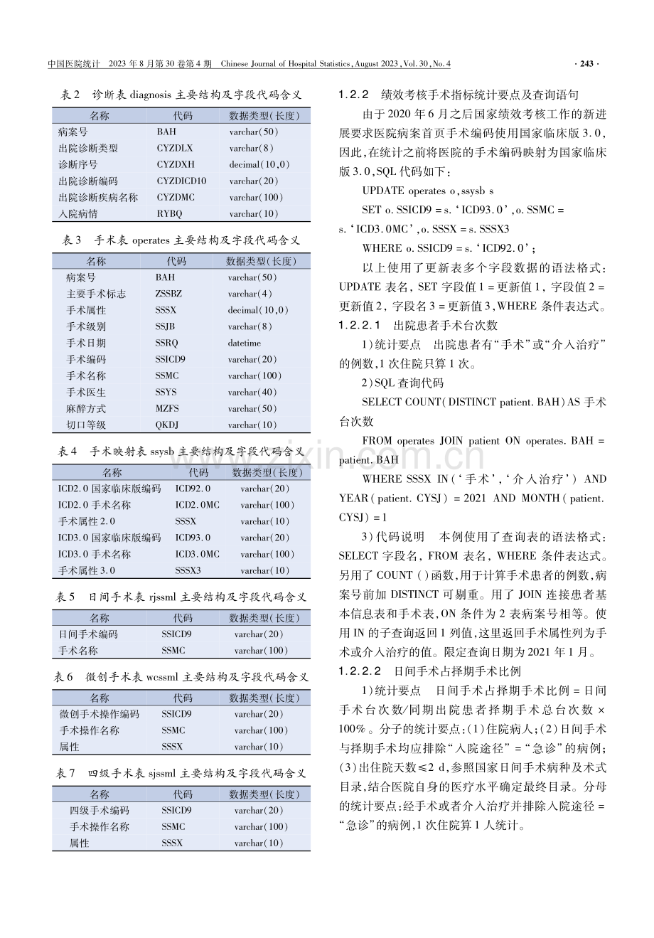 基于SQL的三级公立医院绩效考核手术指标统计.pdf_第3页