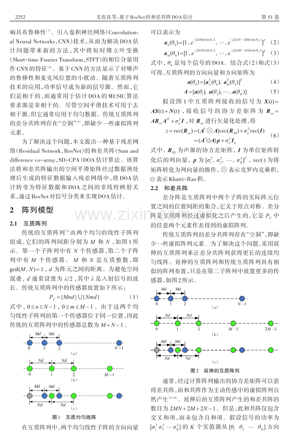 基于ResNet的和差共阵DOA估计.pdf_第2页