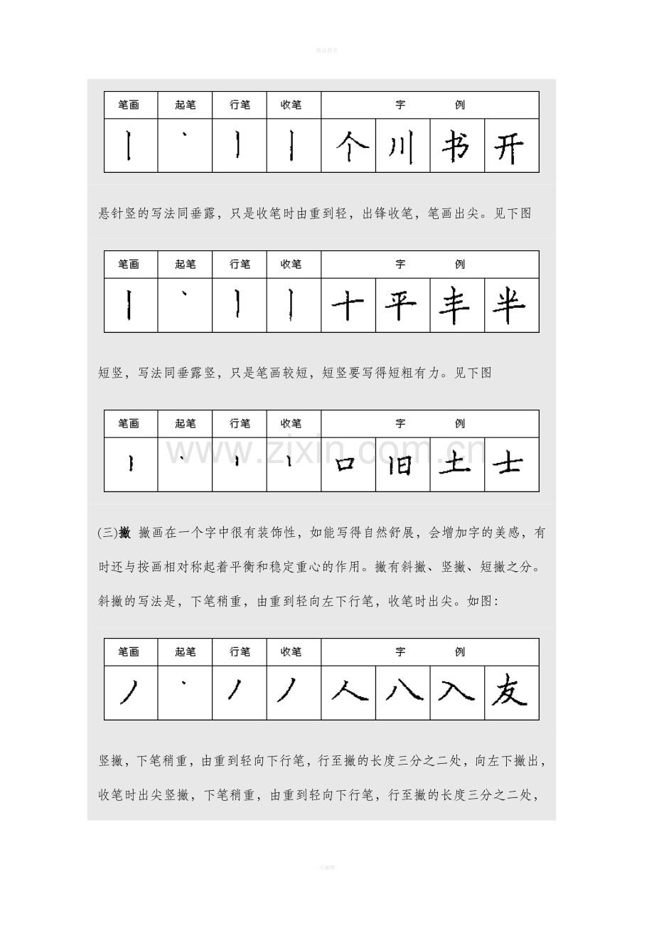 28种基本笔画+例字.doc_第2页