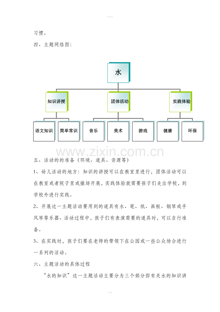 幼儿园大班主题活动设计方案.doc_第3页