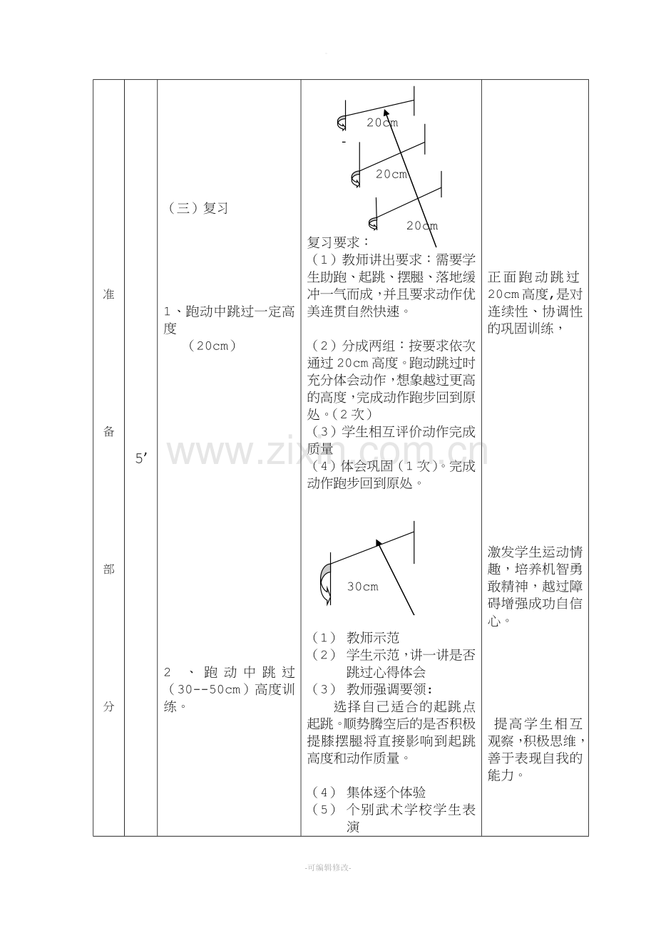 小学五年级体育公开课教案.doc_第2页