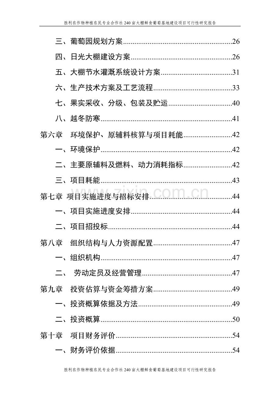 胜利农作物种植农民专业合作社240亩大棚鲜食葡萄基地项目建设可行性研究报告.doc_第3页