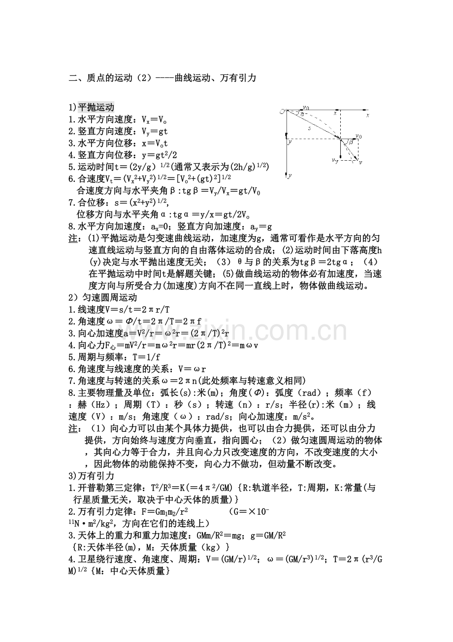 必修二物理知识点.docx_第2页