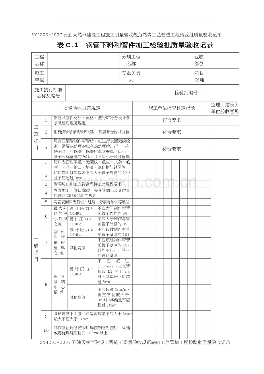 SY4203-2007工艺管道检验批要点.doc_第2页