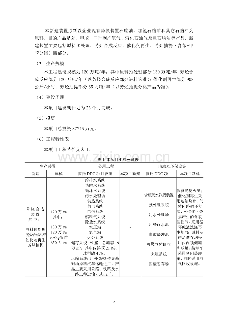 盘锦北方沥青燃料有限公司芳烃合成装置建设环境评估报告书.doc_第3页