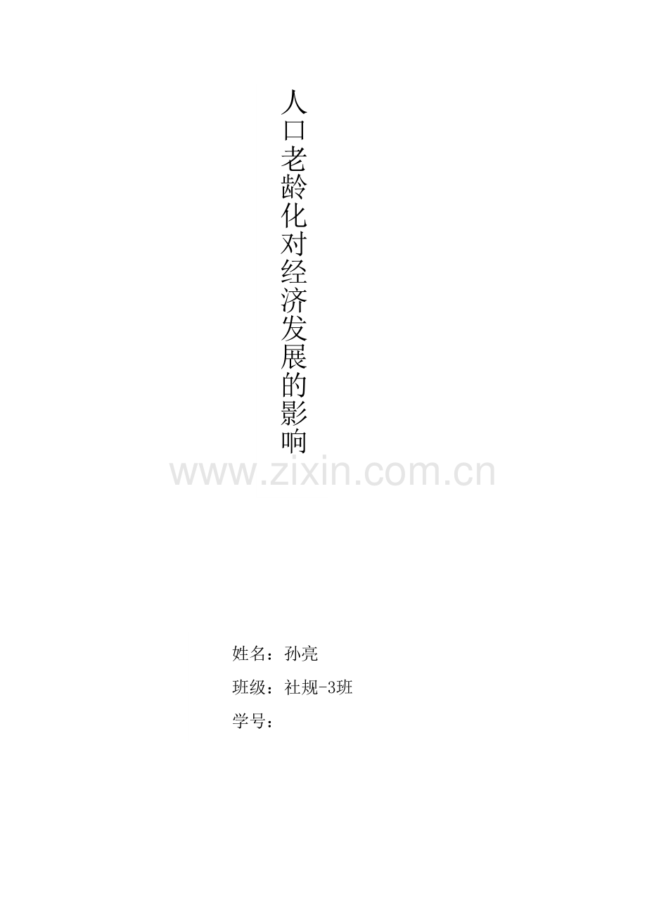 人口老龄化对经济发展的影响.docx_第2页