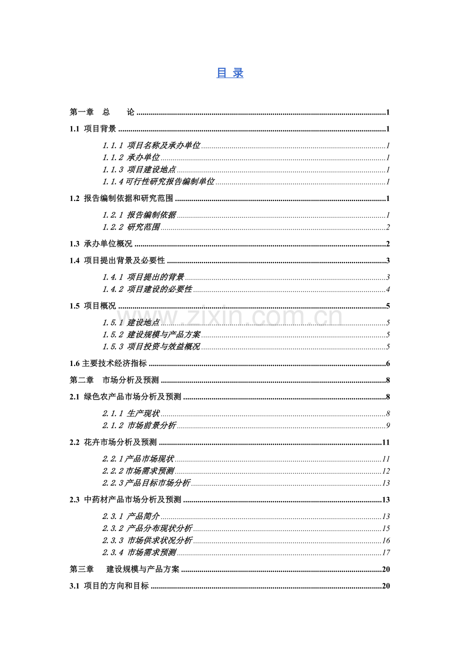 汽车旅馆项目可行性研究报告.doc_第1页