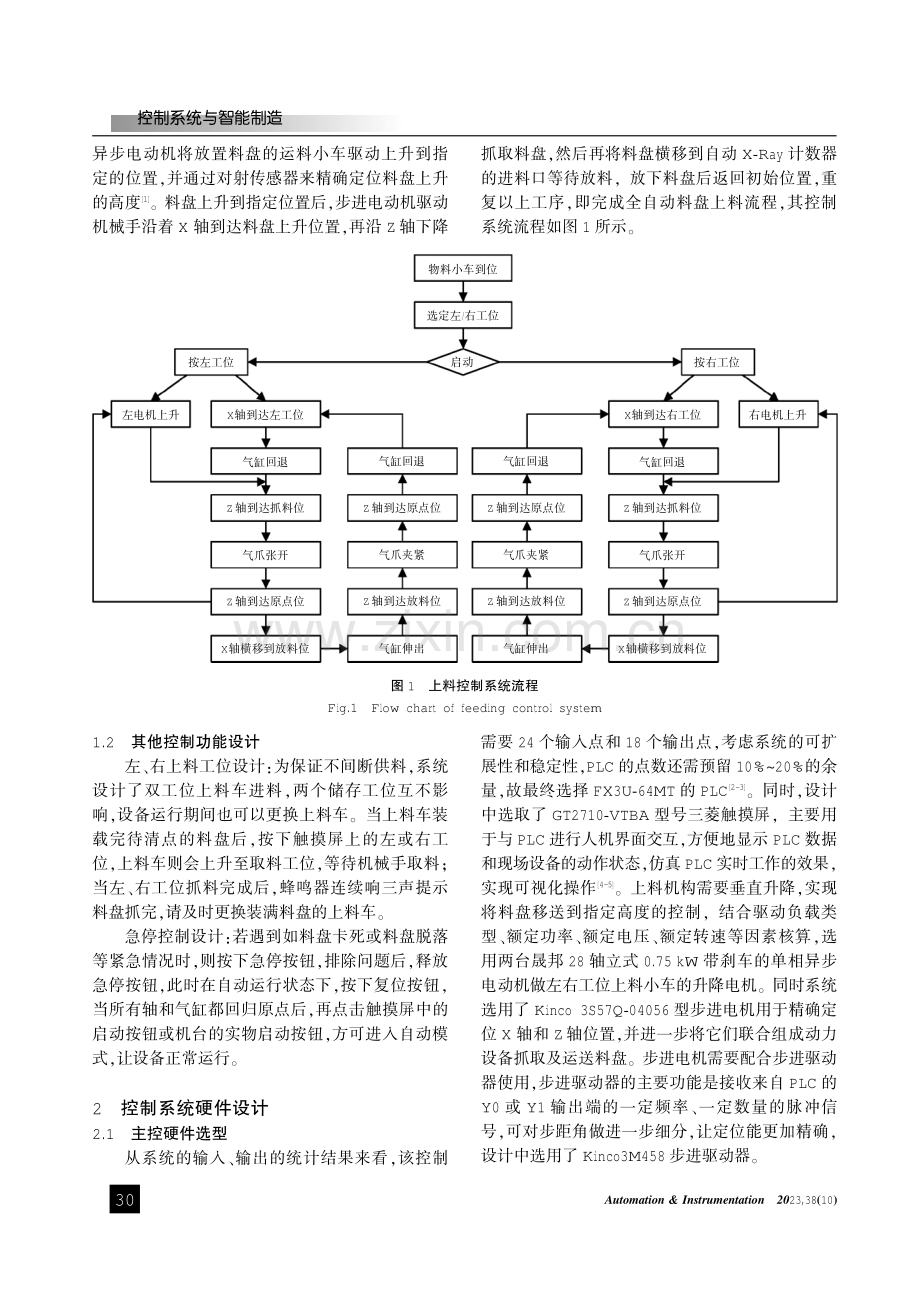 基于PLC的自动料盘上料系统的可视化设计.pdf_第2页