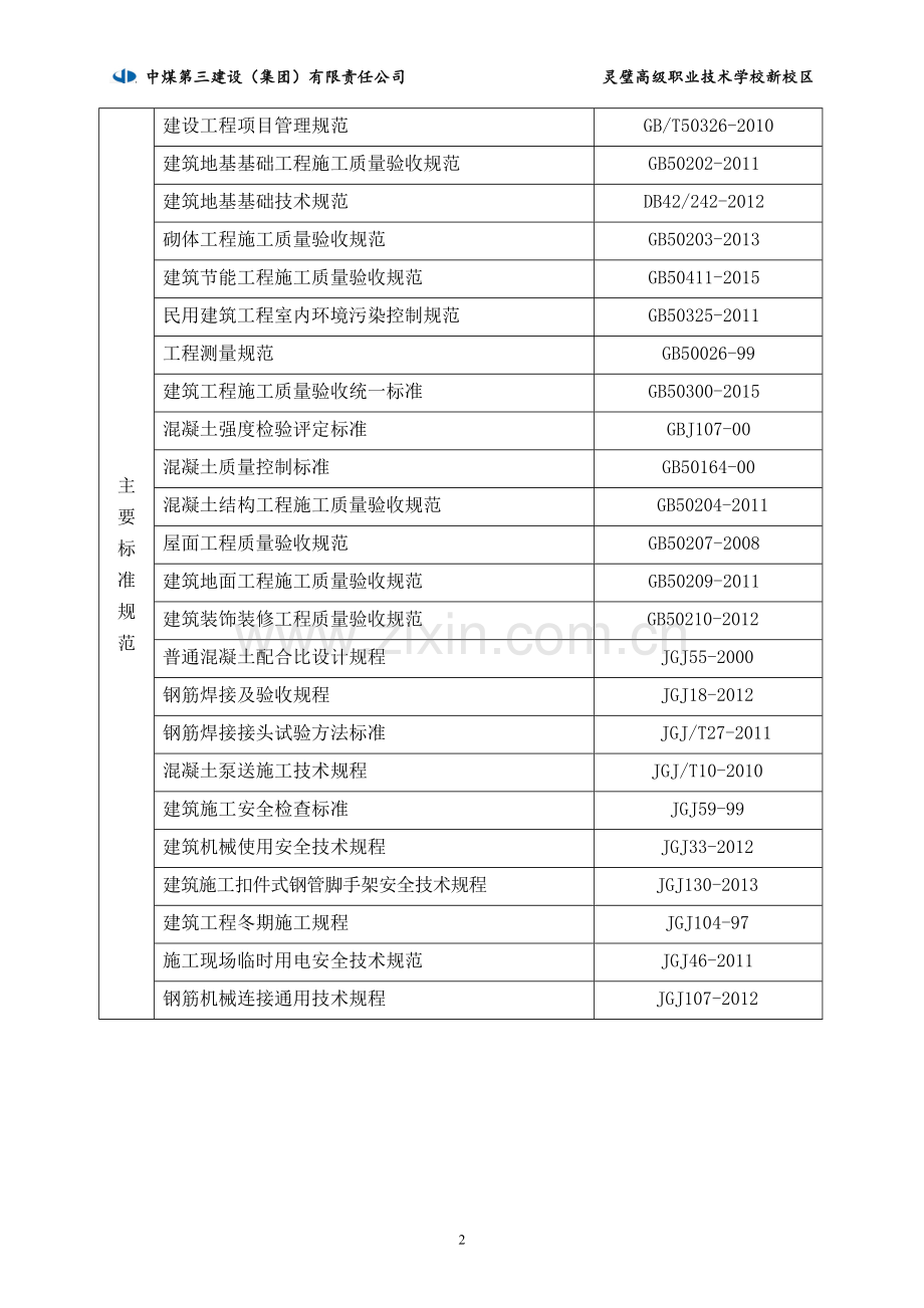 职业技术学校新校区食堂、浴室和艺术楼工程及操场看台施工组织设计.doc_第2页