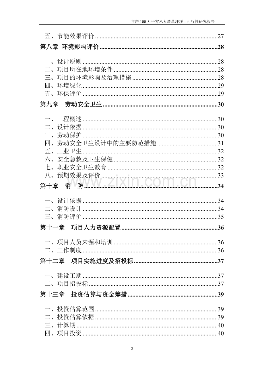 年产100万平米人造草坪项目可行性研究报告.doc_第2页